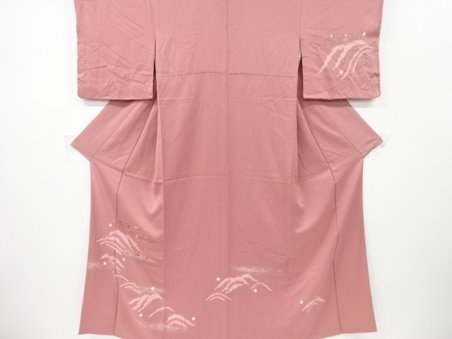 リサイクル　絞り　吹寄模様刺繍訪問着